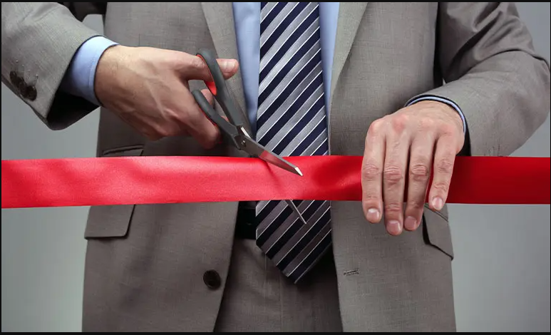 Ribbon cutting